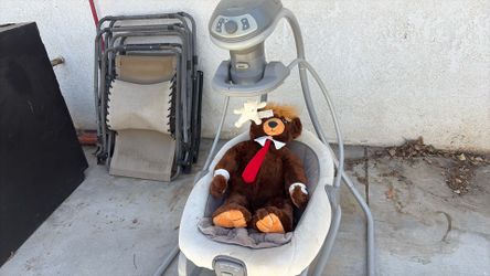 Motion baby swing