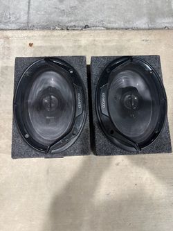 Kenwood KFC-S6966 6x9" 3-Way Car Speakers in Boxes (Pair)