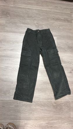 Boys size 8 baggy olive green corduroy pants