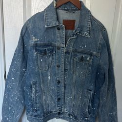Men’s Abercrombie & Fitch Blue Denim Jacket Size M