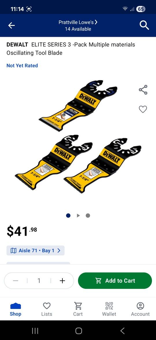 DeWalt Oscillating Blades Assortment Set 3PC