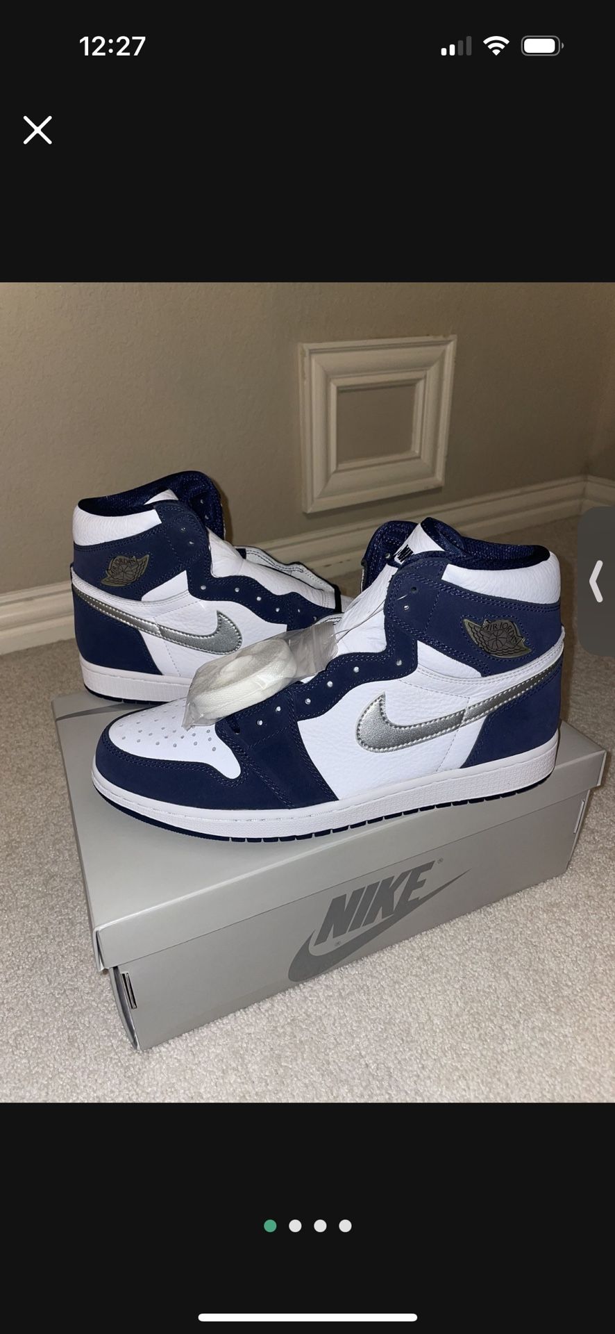 Brand New Jordan 1 Midnight Blue. Size 11