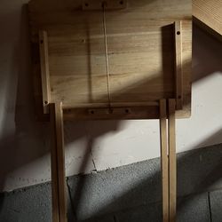 Folding Wood Table 