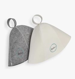 Halsa Sauna Hat 2 Pack - Felt Sauna Hats for Men & Women