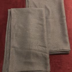IKEA Gray Curtains Room Darkening 57 x 98”