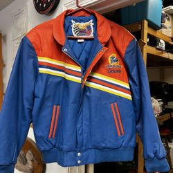 Tide Downy Racing Leather Jacket Size L