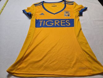 Womens ADIDAS Size Small Climalite Tigres Futbol Jersey