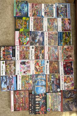 Lot of Various Puzzles