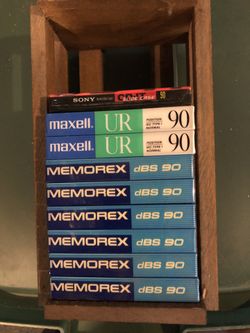  9 Blank Cassettes ,  Never Opened