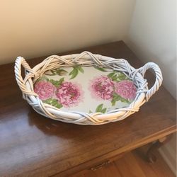 Handcrafted Tray Basket