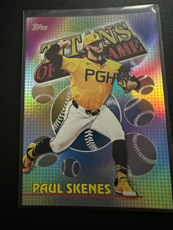 MLB 25-26’ Topps Paul Skenes (2x) Titans of the Game Holo /Stars of MLB Holo inserts