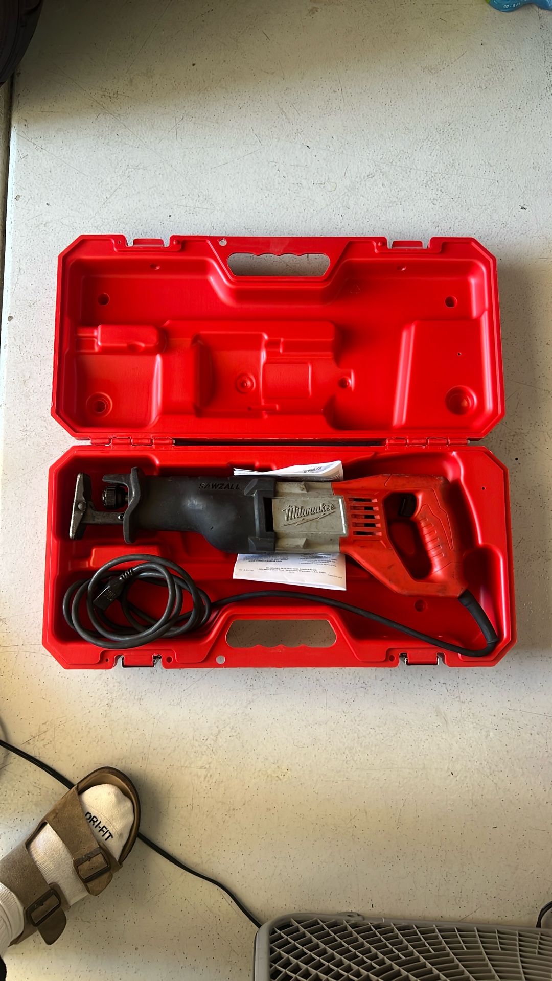 Milwaukee Sawzall With Case In Great Condition