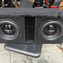 Skar EVL 12" 2500 Watt Subwoofers In Ported Box