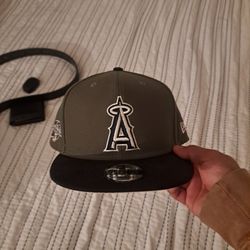 Angels Snap Back Brand New Olive Green