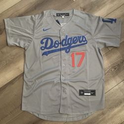 Dodgers Grey Jersey Shohei Ohtani #17 New With Tags 