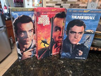 VHS 3 James Bond Collection