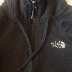 NORTH FACE WOMEN'S EXTRA SMALL LIGHTWEIGHT FLEECE HOODIE IN GREAT SHAPE!!!!