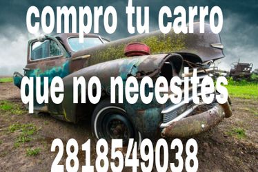 Compro carros en cualquier condicion