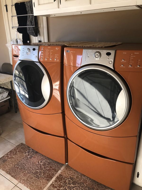 Kenmore washer and dryer with Pedestal for Sale in Winston, GA OfferUp