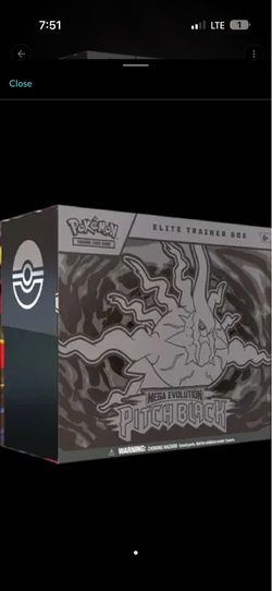 Sealed Pokémon TCG**** Pitch Black Elite Trainer Box