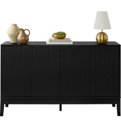 ASSEMBLED Modern 4-Door Sideboard Storage Cabinet