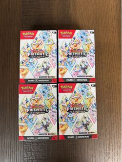 Pokemon TCG Prismatic Evolutions Booster Bundle New Sealed