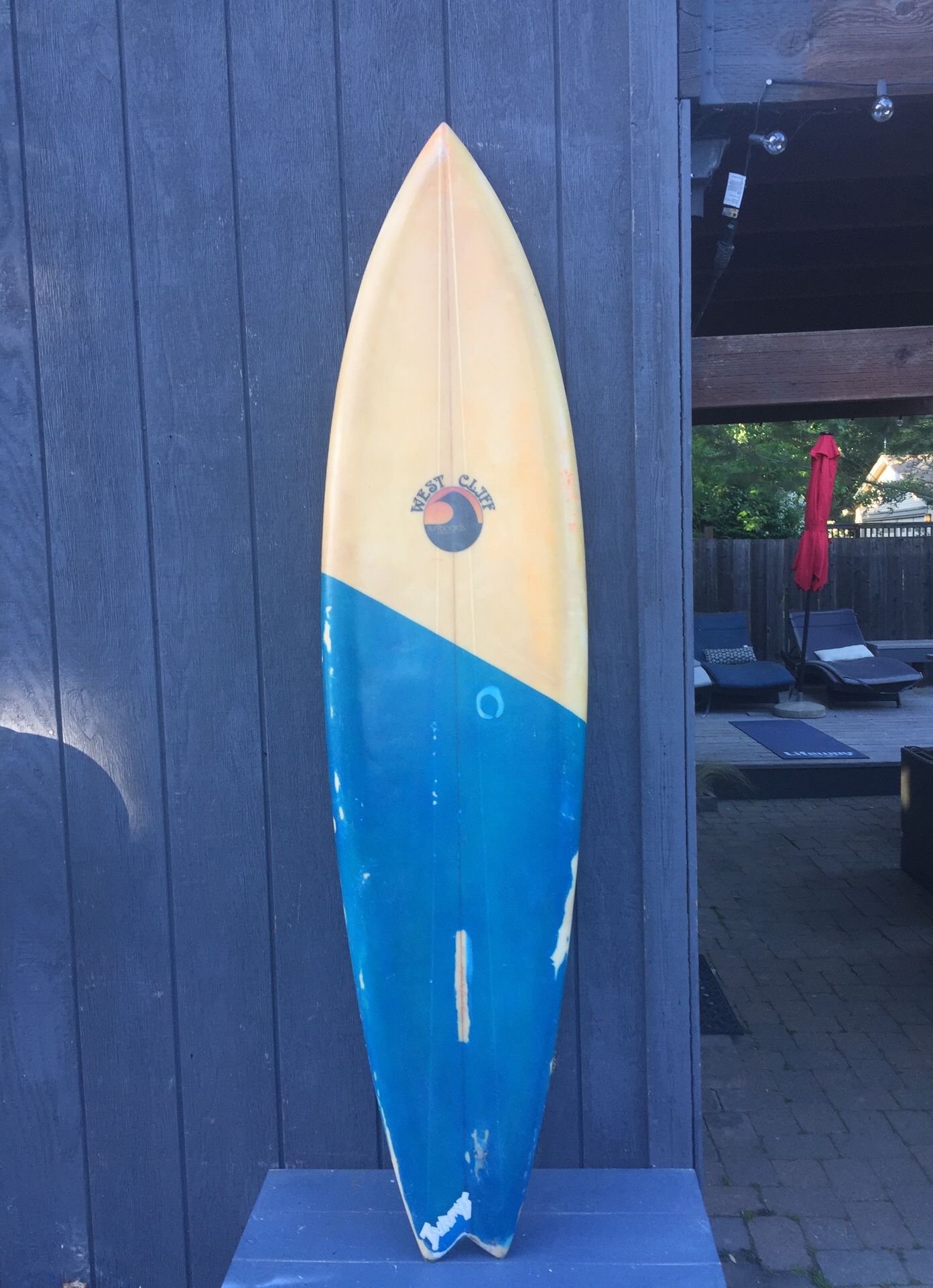 Old surfboard