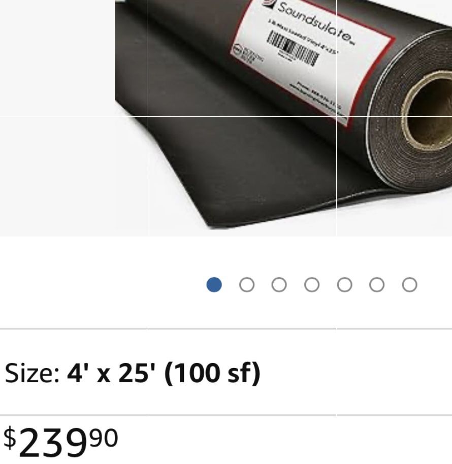 Soundsulate 1lb. Mass loaded Vinyl