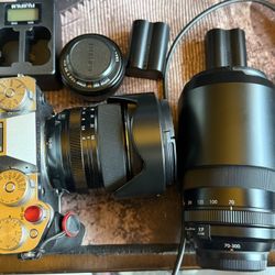 FUJIFILM X-T5 Mirrorless Camera  and lens