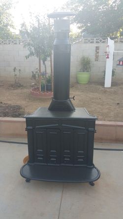 Antique wood burning
