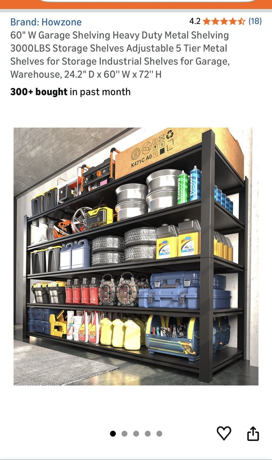 Garage Shelving Havy Duty New Never Opened