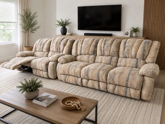 Plush Sofa and Loveseat Set