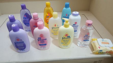 Johnson and Johnson baby skincare bundle