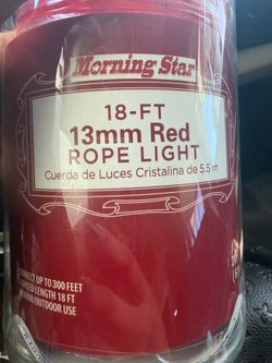 Red rope lights