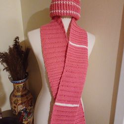 Handmade Hat and Scarves.