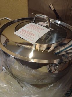 Princess House Olla tamalera de 32 qt Clásica de Acero inoxidable con parrilla Y divisor 