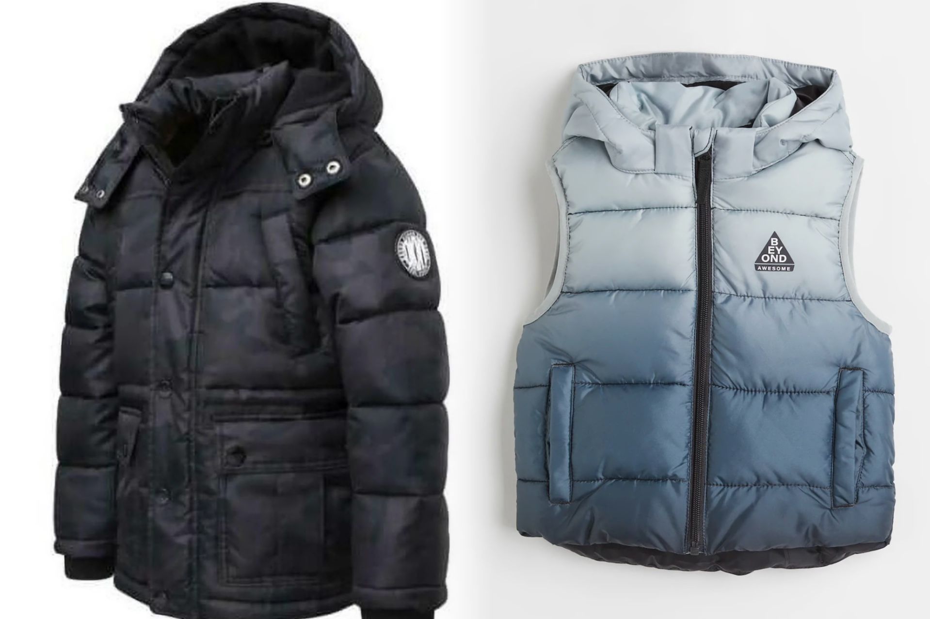 Boy’s Parka Jacket And Puffer Vest