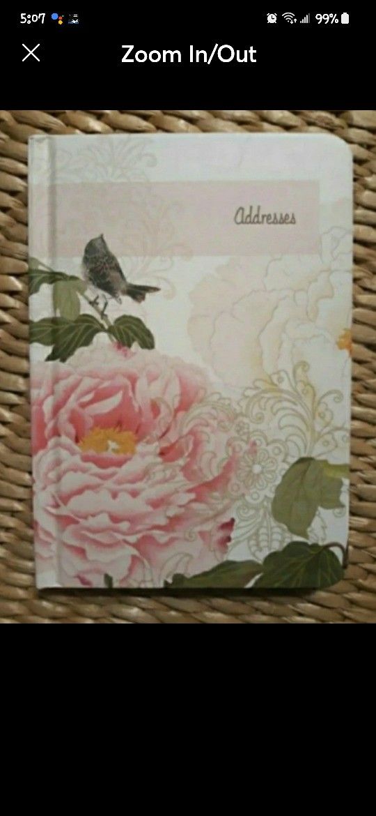 Hallmark Floral Address Book