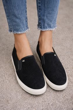 Michael KORS Women’s  “Keaton” Black Suede Loafer Size 10M