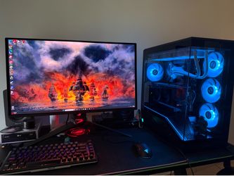 Gaming PC Moniror Asus Oled 27” 240hz 4k/Core Ultra 7 270k/RX 9070 xt