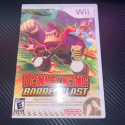 Nintendo Wii Donkey Kong Barrel Blast