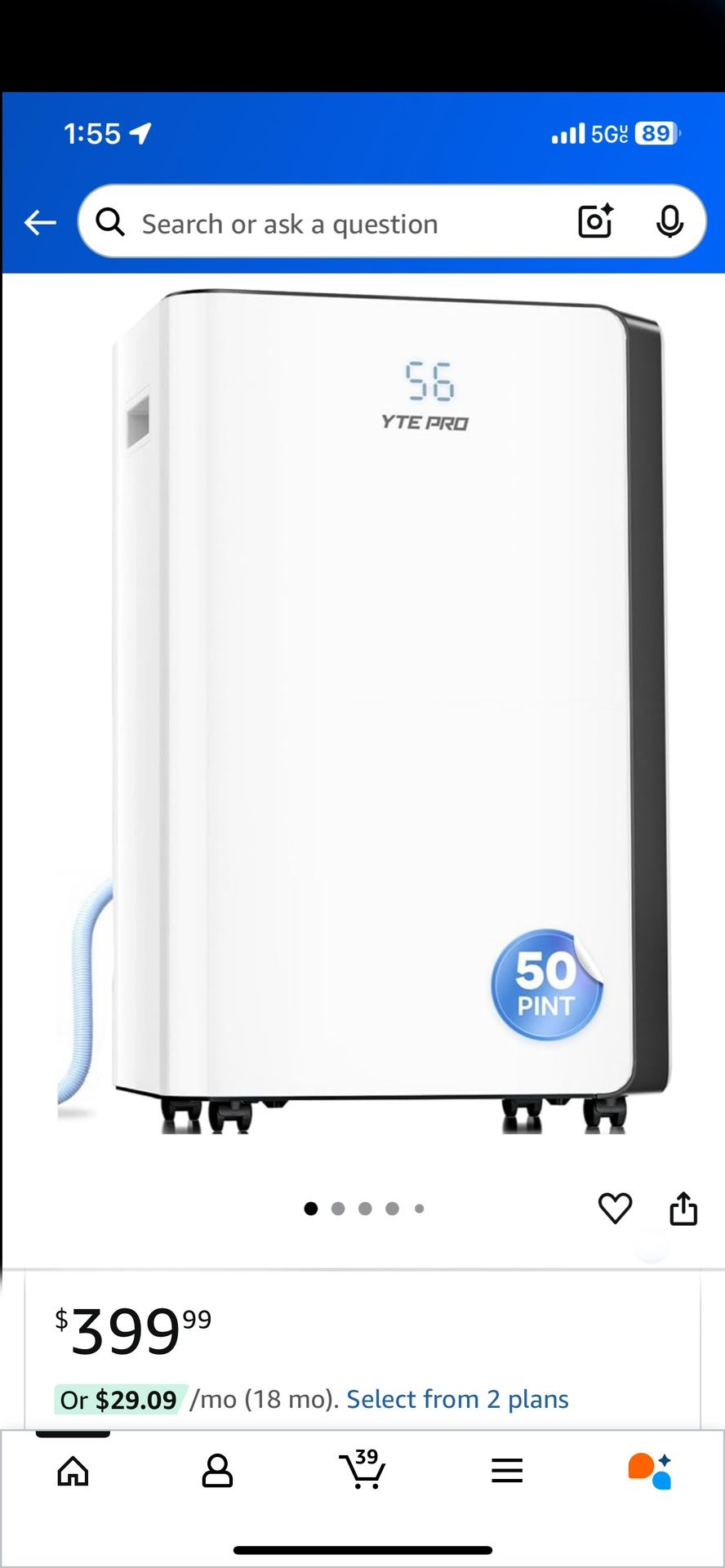 Large Dehumidifier