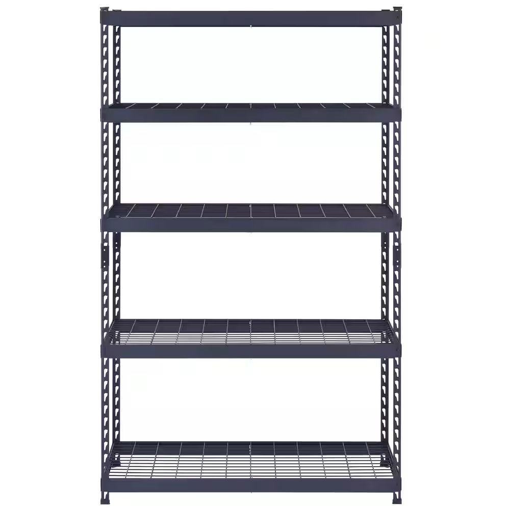 3x Husky 5-Shelf Metal Shelving Units
