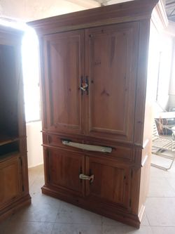Beautiful Solid entertainment center