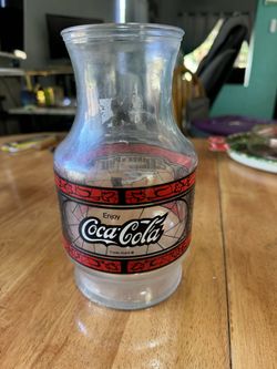 Coca Cola Glass Pitcher
