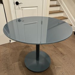 West Elm round dining table