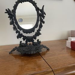 Vintage Ornate Table Mirror 