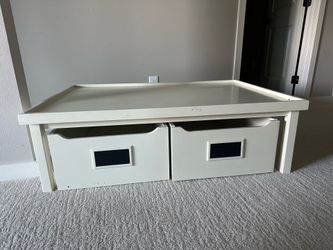 Play Table with Storage Bins