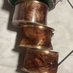 Christmas Brown Ribbon 