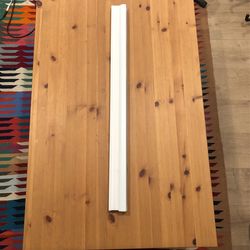 36” White Accordion Blind 